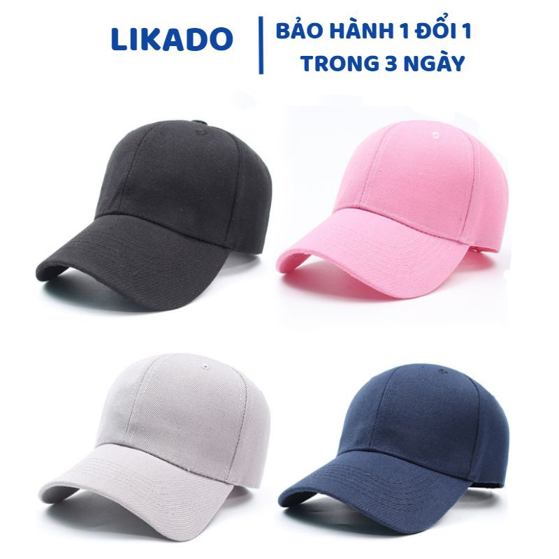 Mũ lưỡi trai nam hàn quốc LIKADO màu trơn LKD07