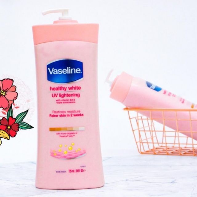 Sữa Dưỡng Thể Vaseline Healthy White Uv Lightening Body Lotion 725ml