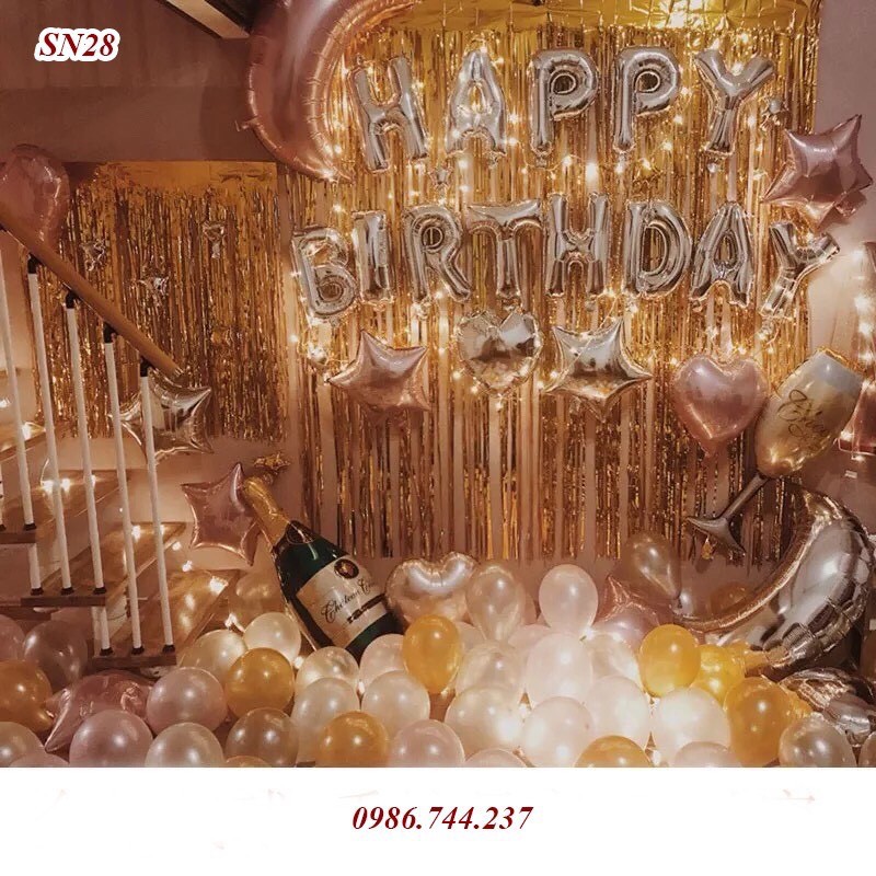 Dây đèn Fairy Light trang trí sinh nhật, phòng cưới