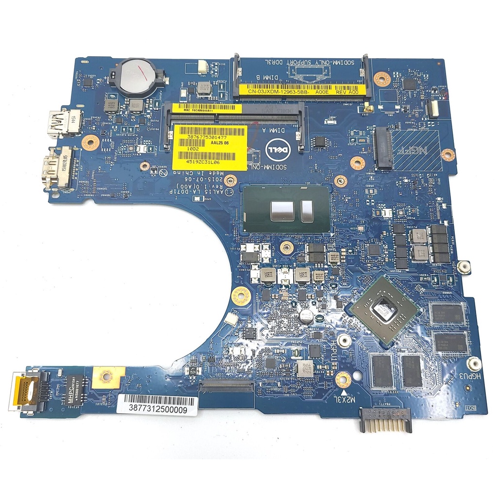 Main Dell INSPIRON 15 5559 - 5759 CPU I5-6200U VGA On