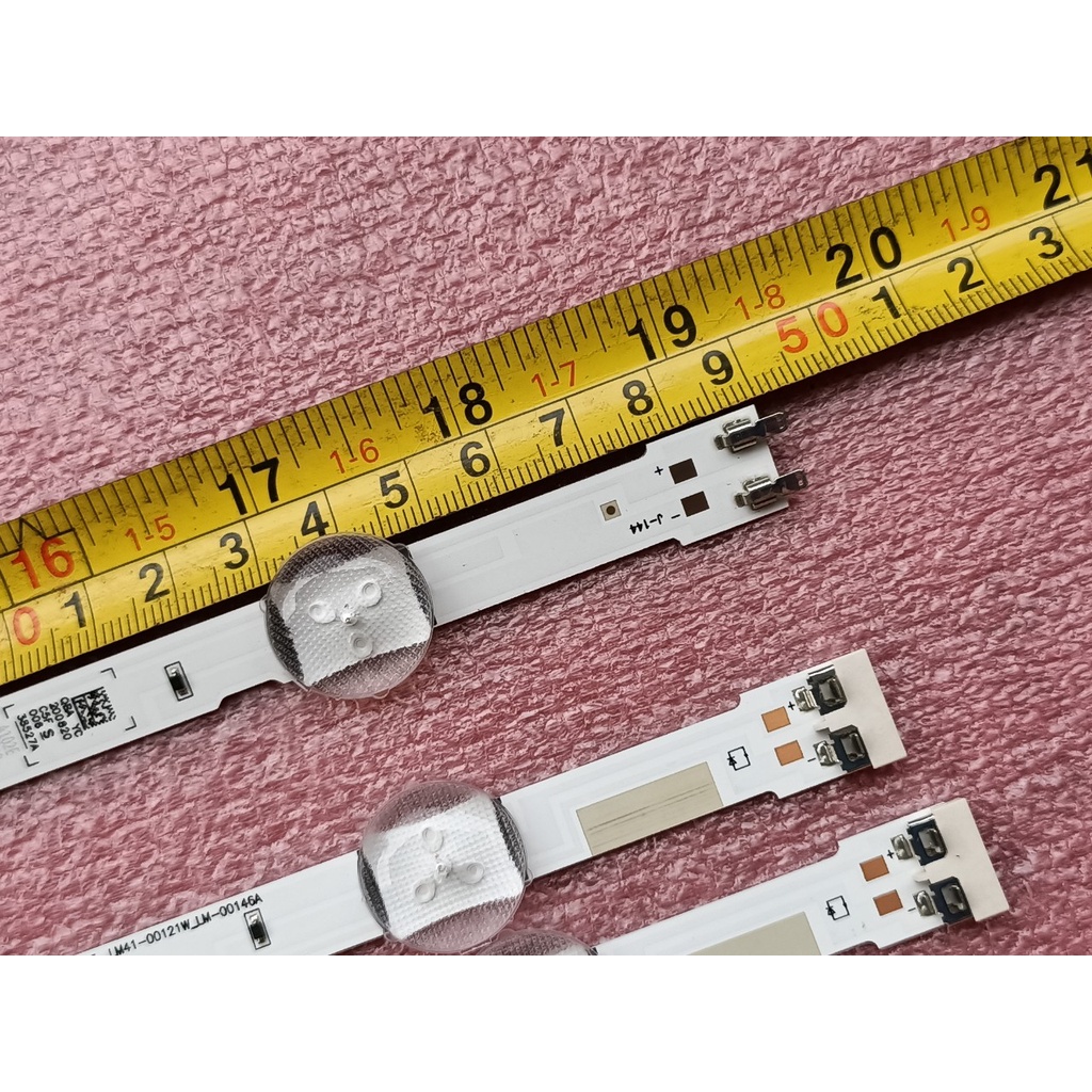 LED TIVI SAMSUNG 49J5200 49J5250 50J5200 MỚI 100% , BỘ 8 KHÚC NỐI THÀNH 4 THANH, MỖI KHÚC 5 BÓNG 3V DÀI 49cm 5-5J52-50