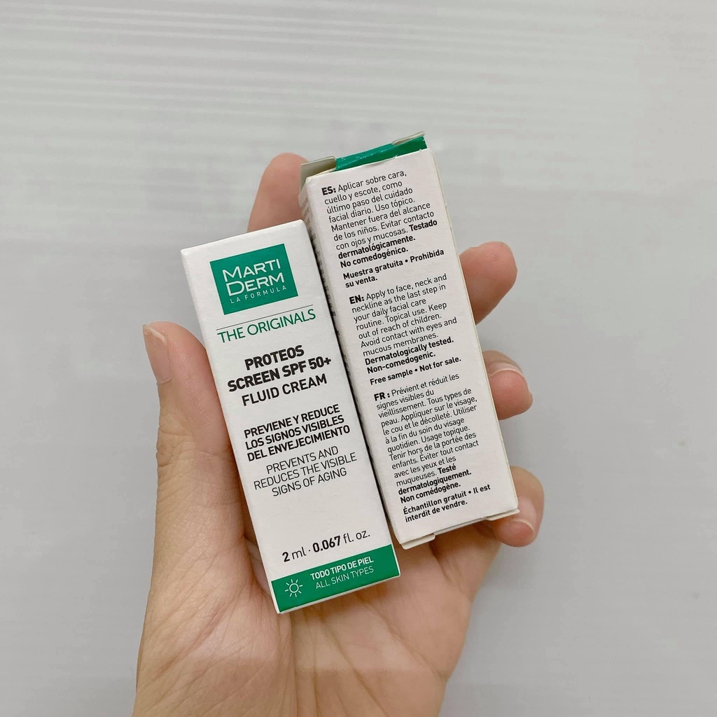 Kem Chống Nắng Martiderm MINI 2ML