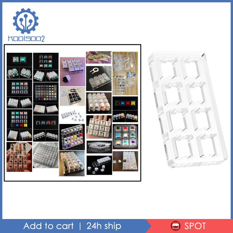 Đế Acrylic Trong Suốt Kiểm Tra Công Tắc Cherry Mx Koolsoo2