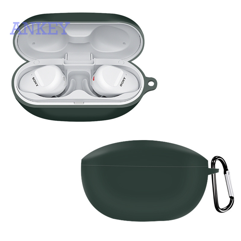 Sony WF-SP800N WF-1000XM3 WF-H800 WF-XB700 Vỏ bảo vệ bằng silicon mềm chống rơi cho tai nghe