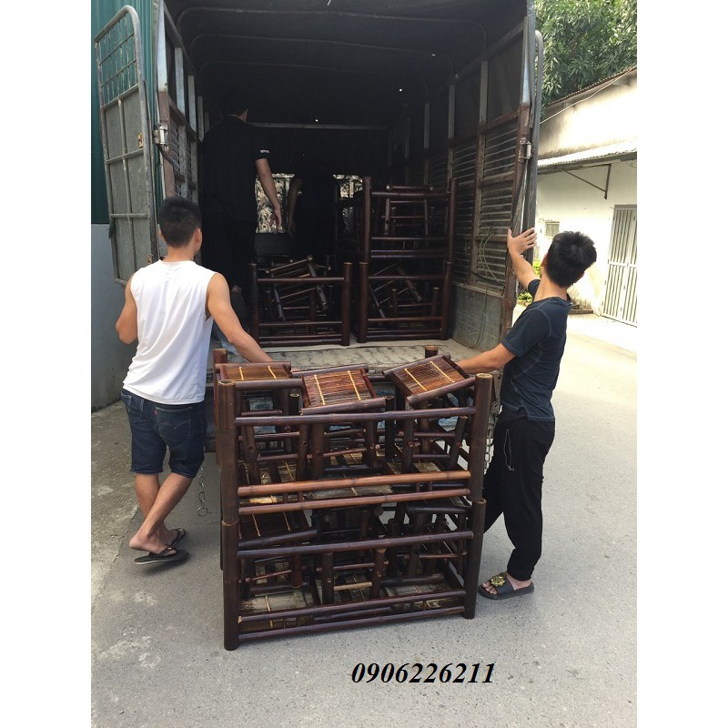 Ghế đôn tre trúc