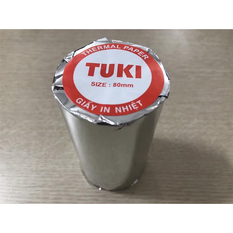 Giấy in nhiệt K80 ∅45 (Tuki)