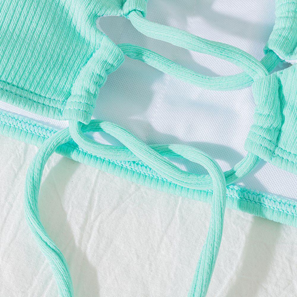 1 Bộ Bikini Không Dây Lưng Cao Nâng Ngực Gợi Cảm