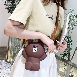 Túi gấu silicon loại to