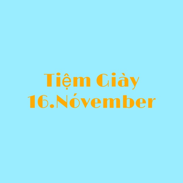 Tiệm Giày 16.Nóvember