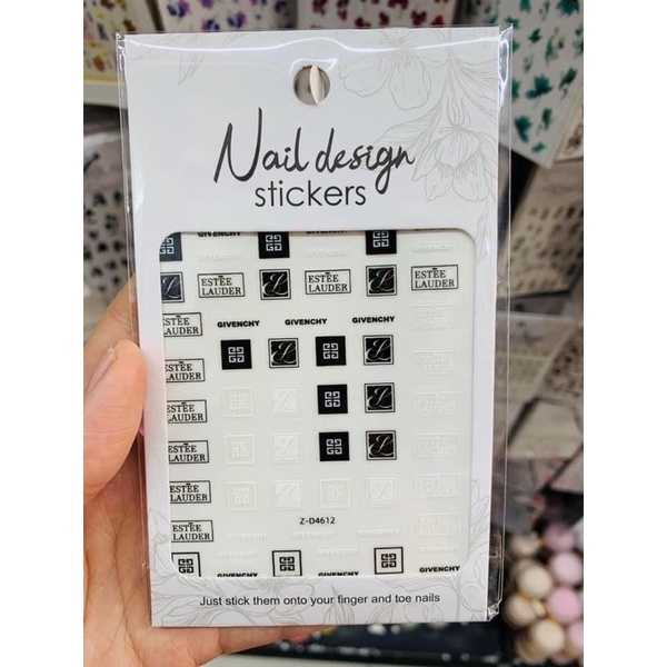 sticker thương hiệu - dán móng cực xinh