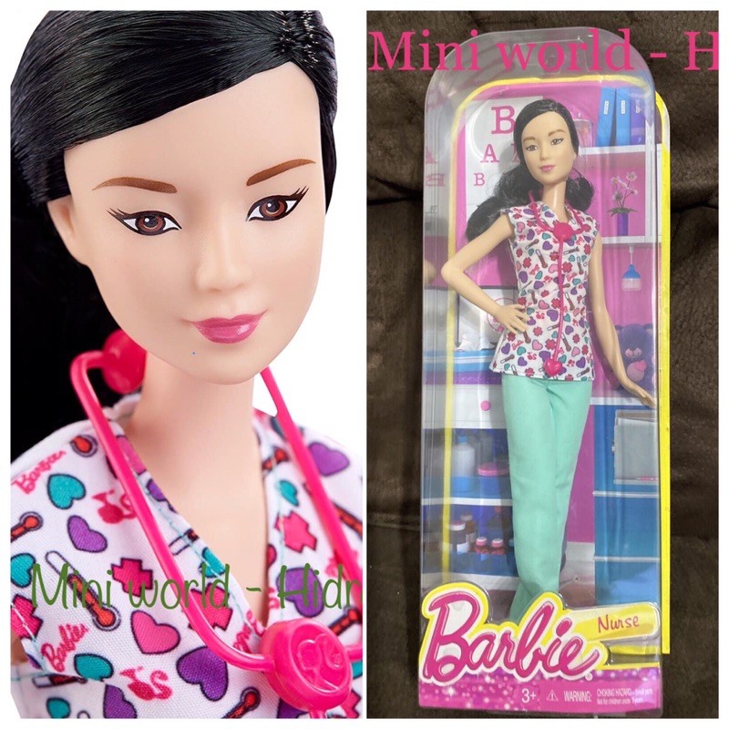 Búp bê Barbie nghề nghiệp y tá Lea chính hãng