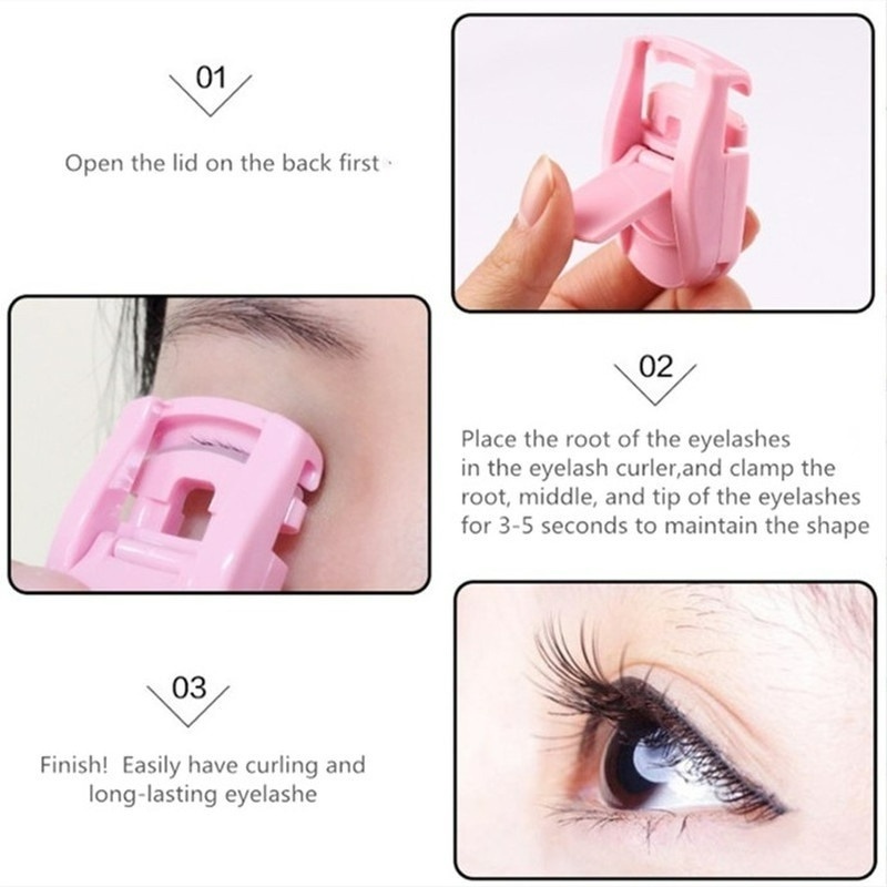 Kẹp Bấm Mi Bằng Silicone Thiết Kế Nhỏ Gọn Hiệu Ứng 3D