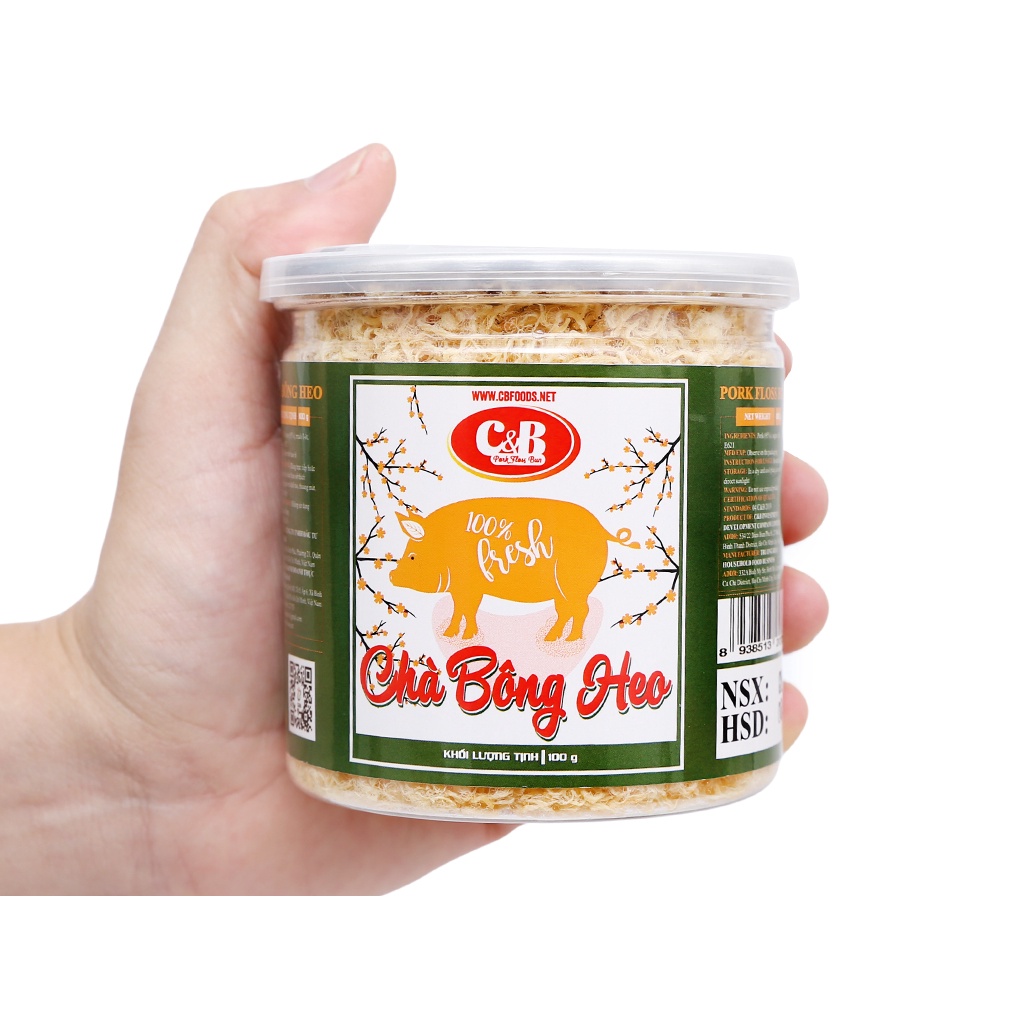 Chà Bông Heo  - Hộp 100G