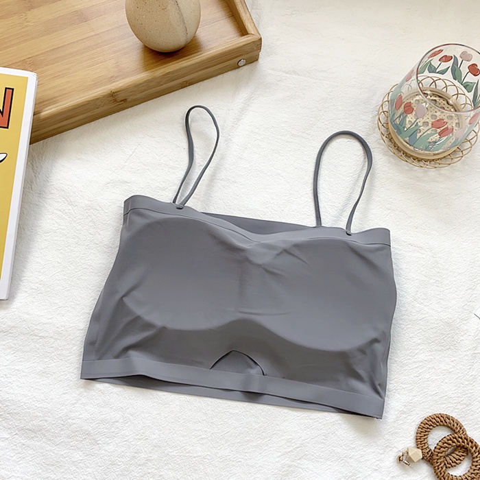 Áo ngực bra quây nữ đúc su bản to thể thao nâng ngực -  Áo lót bralette tập gym coton mềm không gọng mút mỏng YLY201