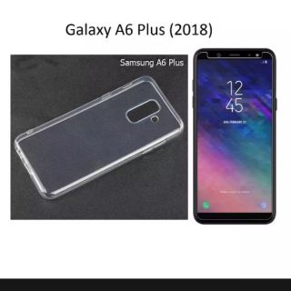 Combo bộ 2 kính cường lực Samsung A6 Plus Tặng Ốp dẻo