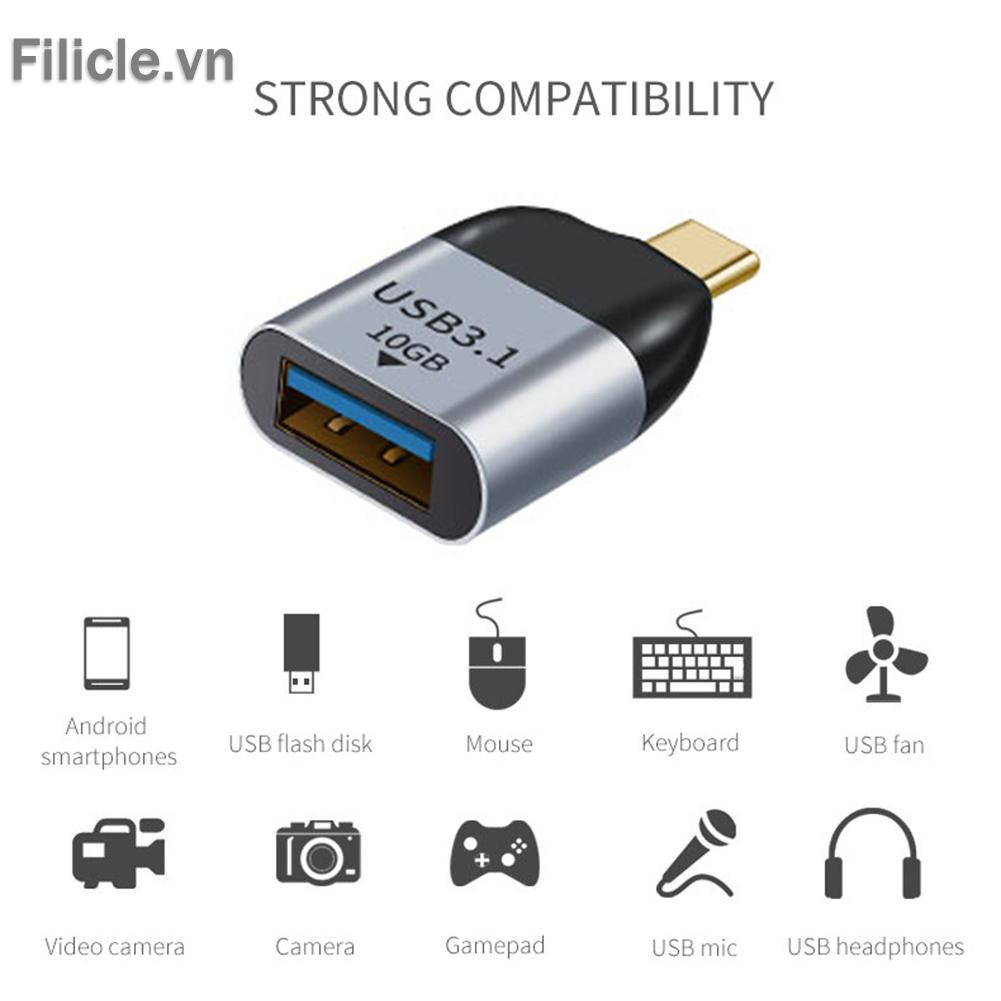 Đầu chuyển đổi USB C sang USB 3.1 10GB cho Samsung iPad