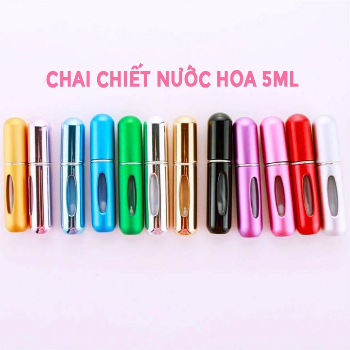 Lọ chiết nước hoa tự động 5ml, chai chiết nước hoa dưới đáy, mang đi tiện dụng - Việt Linh Store