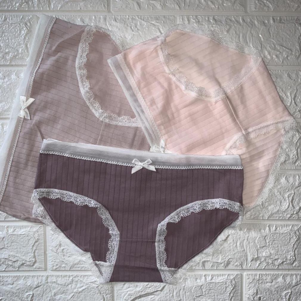 Quần lót có viền ren⭐️ FREE SHIP ⭐️Quần lót ren, đính nơ nhỏ dễ thương | BigBuy360 - bigbuy360.vn