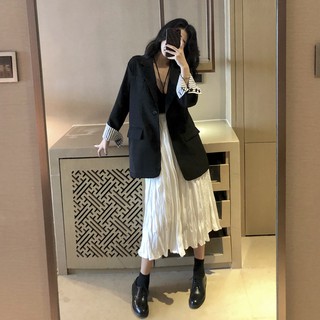 (HÀNG SẴN) Chân váy voan trắng midi dáng dài xếp ly nhăn nhẹ nhàng điệu đà sang chảnh Vintage