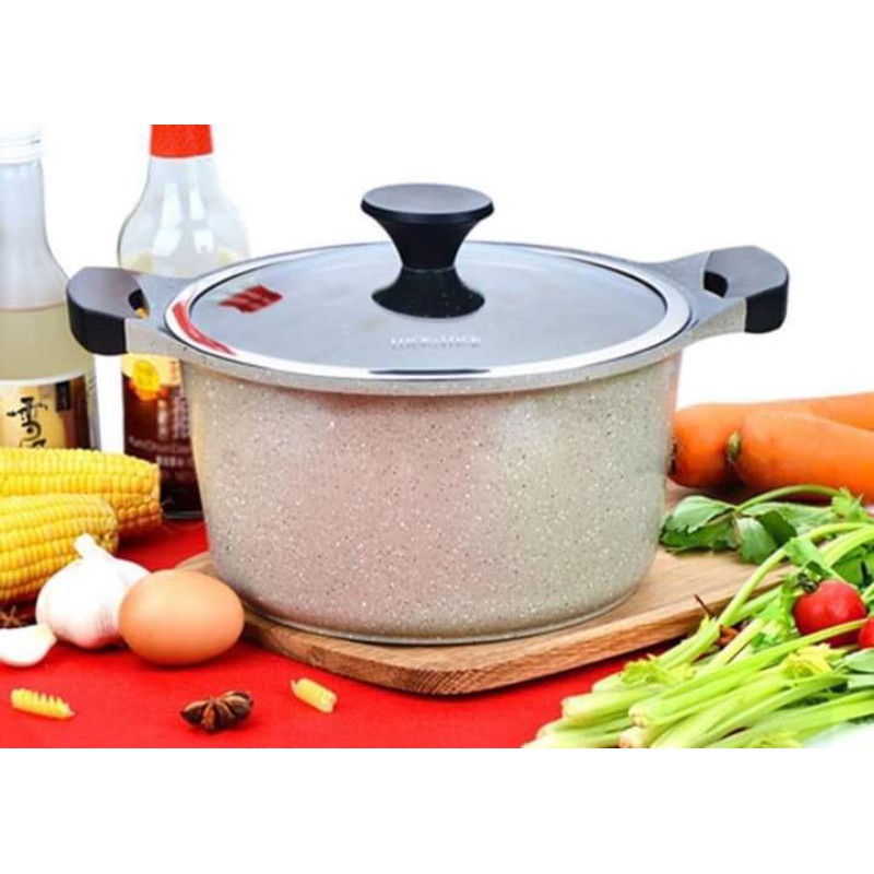 Nồi đá Lock&Lock 24cm thành cao
