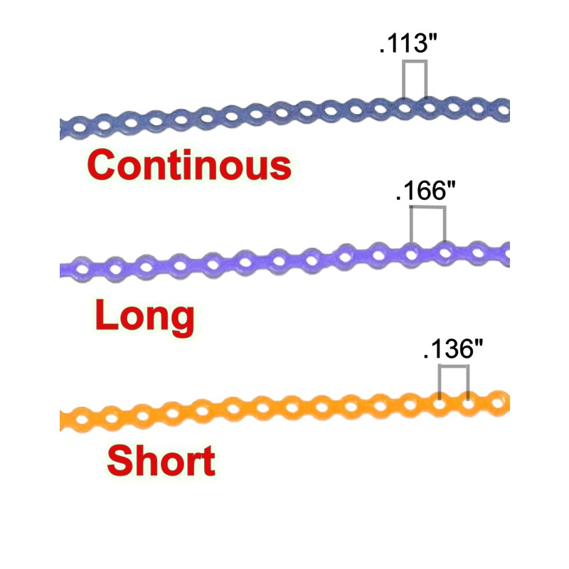 Dây Cao Su Dài Chỉnh Hình Răng Miệng 15Feet Long Power Chain