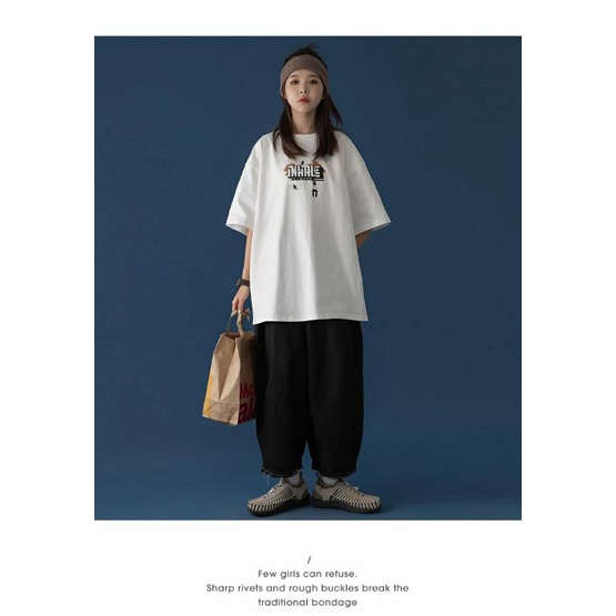 Áo Thun Tay Lỡ 100% Cotton Form Rộng Nam Nữ Unisex Thời Trang