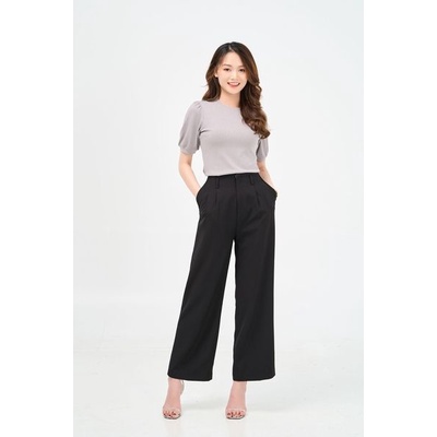Áo Thun Nữ YODY Cổ Tròn Tay Bồng Dáng Ôm Co Giãn Cao Cấp ATN4286