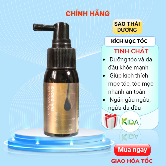 Kích mọc tóc tinh dầu mọc tóc dược liệu THÁI DƯƠNG Serum dưỡng tóc tinh chất dưỡng giảm rụng tóc mọc tóc nhanh an toàn