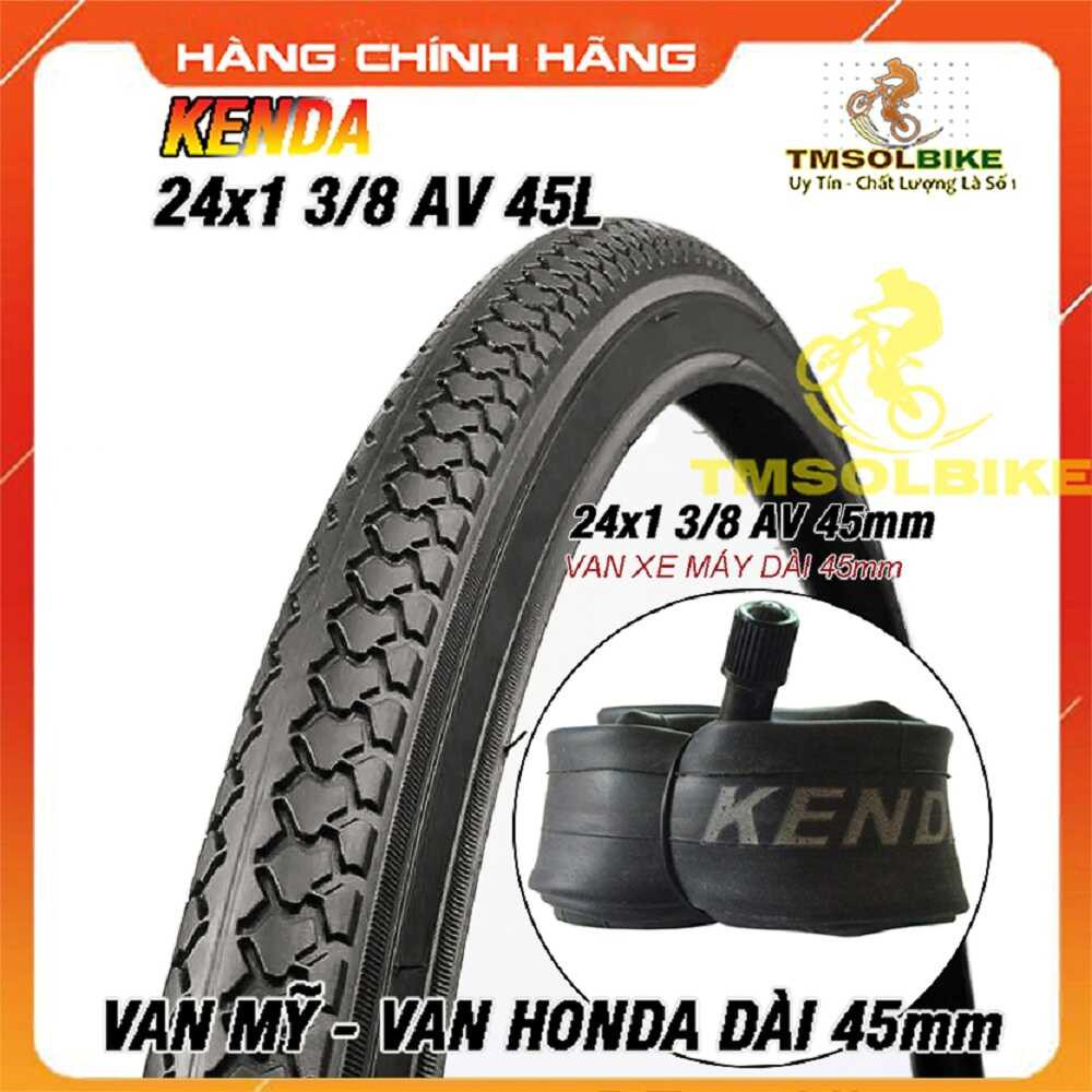 Vỏ Xe Đạp KENDA 24x1 3/8 , Lốp Xe Đạp KENDA (37 - 540) 24x1 3/8 - Hàng Chính Hãng