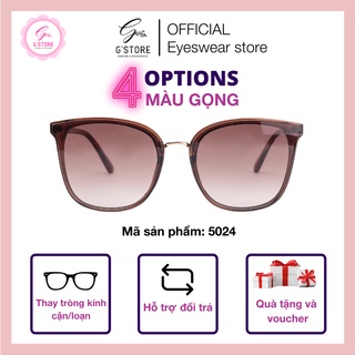 Mắt kính cao cấp Unisex chống tia UV, Kính mát thời trang đi biển đi dã ngoại chống nắng 5024
