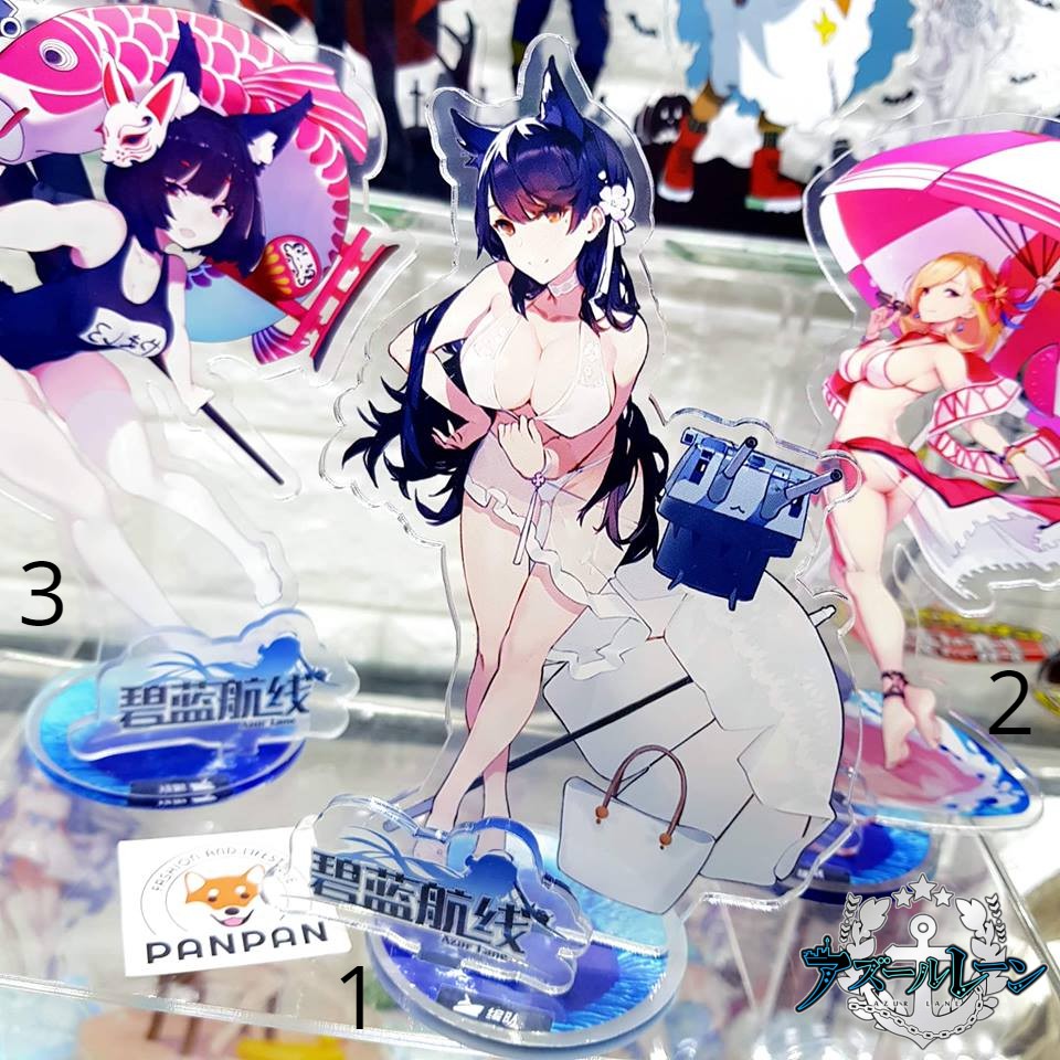 Mô Hình Standee Acrylic Anime Hình Azur Lane Swimsuit ver.