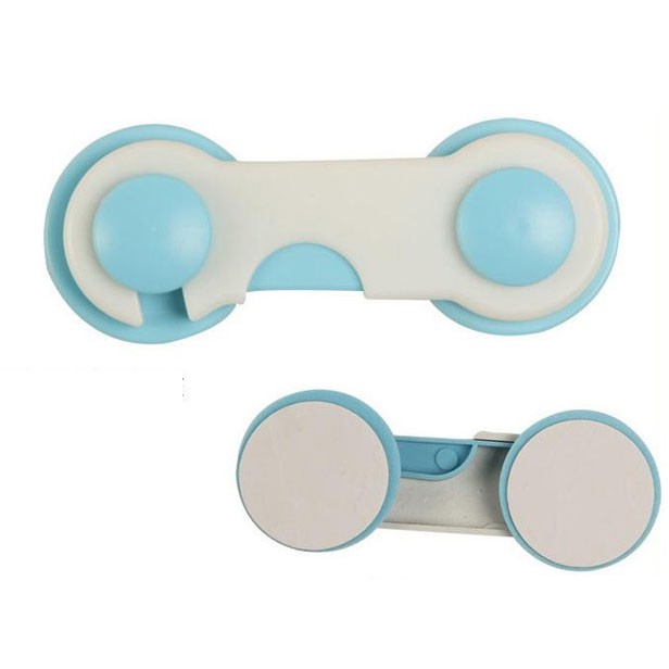 Set 4 Khoá chốt chắn cửa chốt gài tủ lạnh ngăn kéo tủ quần áo đa năng an toàn cho bé trẻ nhỏ