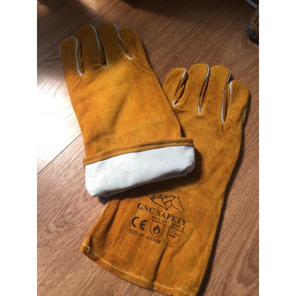 Găng tay da hàn GNC Safety 14 inch