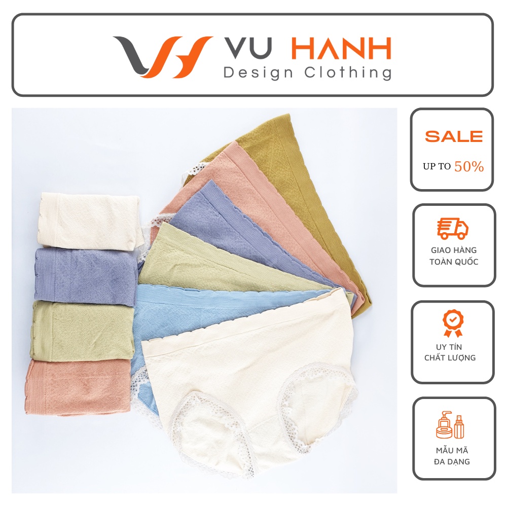 Quần Chip Nữ Cao Cấp Viền Ren Nhăn  | Shop Vũ Hạnh