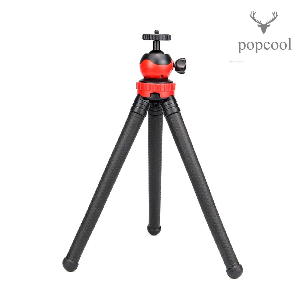 Giá Đỡ Ba Chân Linh Hoạt Kèm Ốc Vít 1 / 4 Inch Xoay 360 Độ° Phụ Kiện Đầu Bi Chịu Tải 2kg Cho Điện Thoại Thông Minh / DSLR / Action