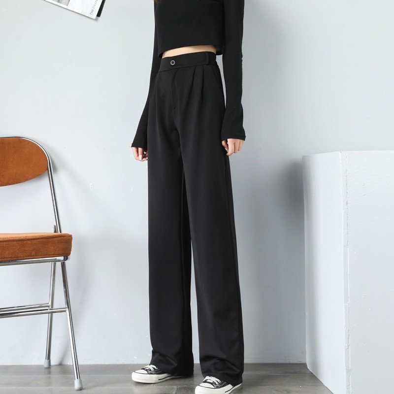 Quần Dài Lưng Cao Thời Trang Cá Tính Trẻ Trung