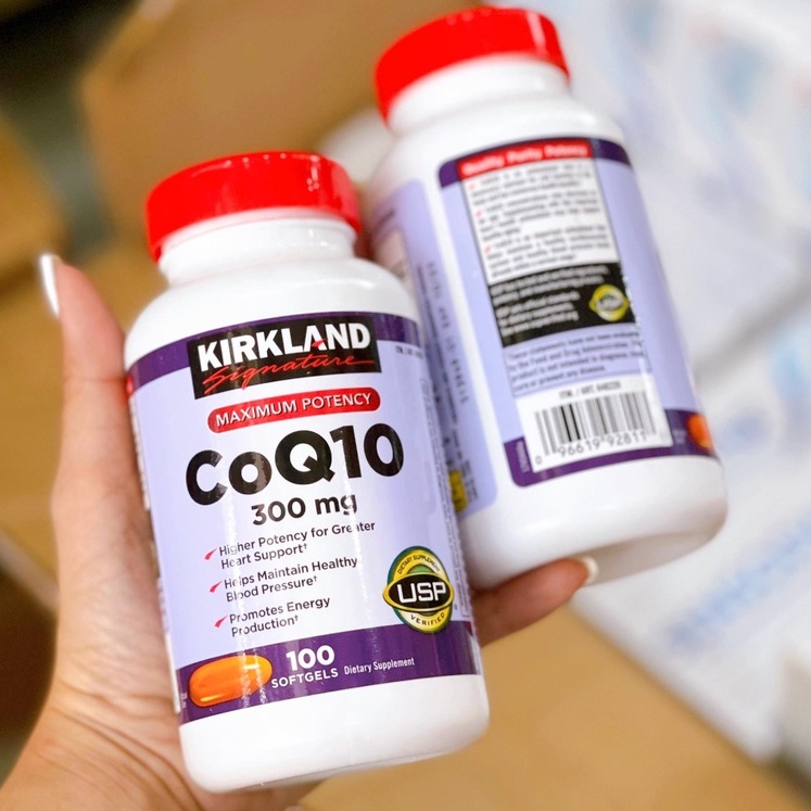 Viên uống Kirkland Signature CoQ10 300mg 100v_ MỸ  Date xa