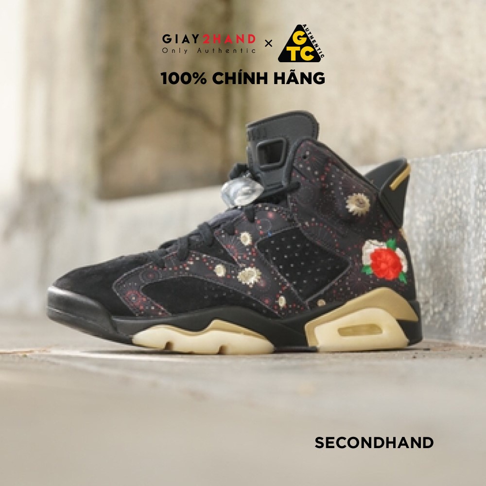 N1KE JORDAN 6 CHINESE NEW YEAR AA2492-021 GIÀY CŨ CHÍNH HÃNG