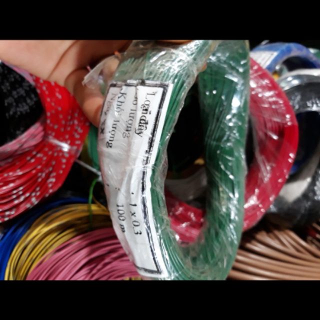 Dây 03mm dài 100m các màu