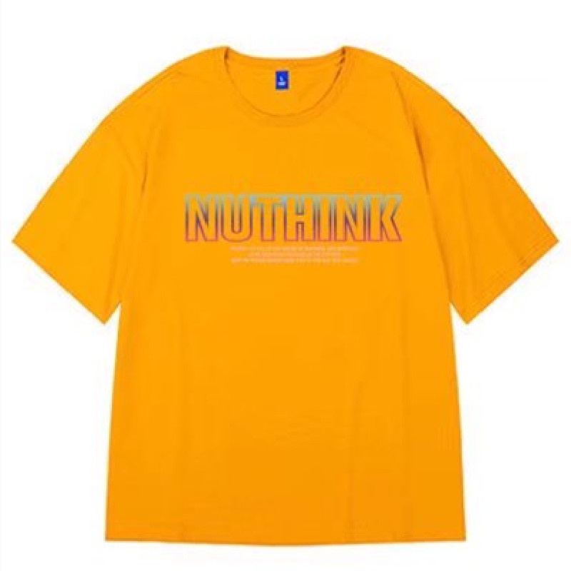 Áo Thun Tay Ngắn Cổ Tròn In Chữ Thời Trang Unisex Size M-8XL