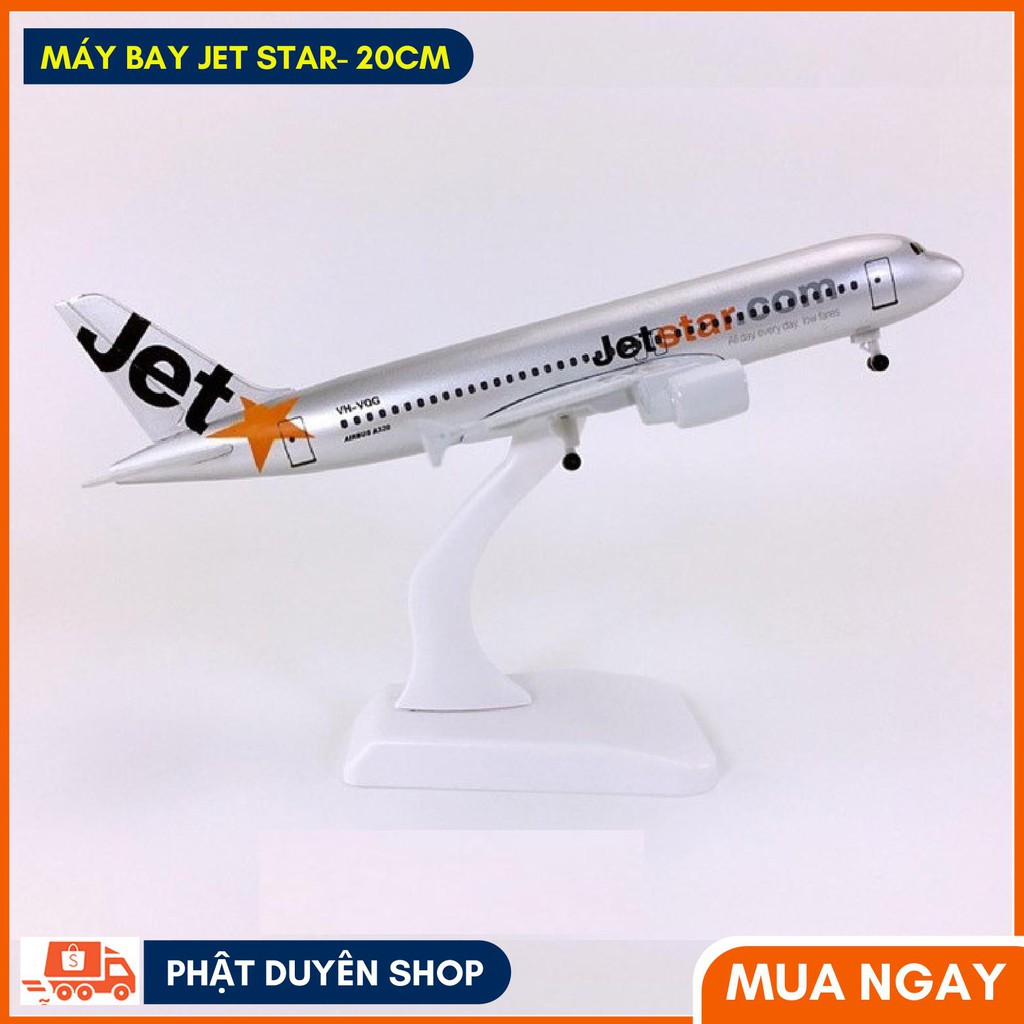 Máy bay kim loại mô hình JetStar 20cm