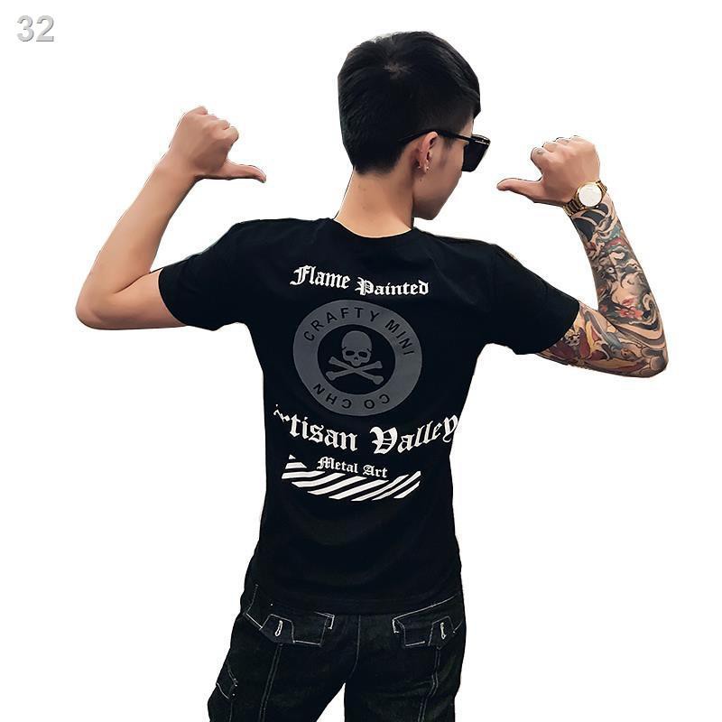 5Áo thun tay ngắn Spiritual Boy ôm sát cơ sở dành cho thanh niên