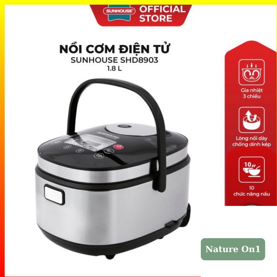 Nồi Cơm Điện Tử SUNHOUSE MAMA SHD8903 1.8L