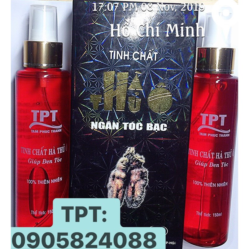 TINH CHẤT HÀ THỦ Ô TÂM PHÚC THÀNH NGĂN BẠC TÓC SỚM