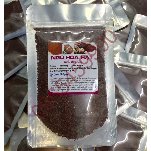 100gr HẠT NGŨ HOA (hạt đình lịch) đắp mặt loại hạt sạch HandMade