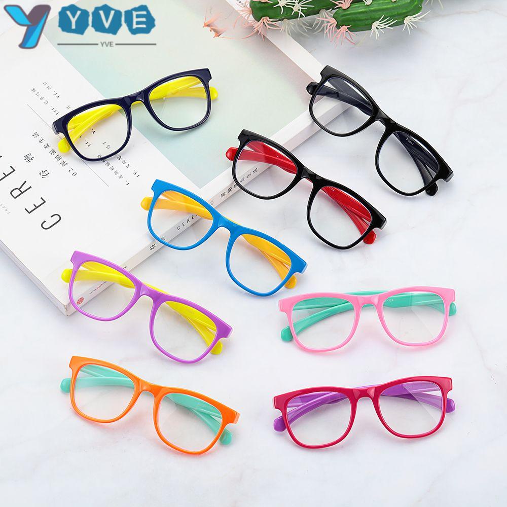 Mắt kính gọng silicon chống ánh sáng xanh bảo vệ mắt thời trang cho bé