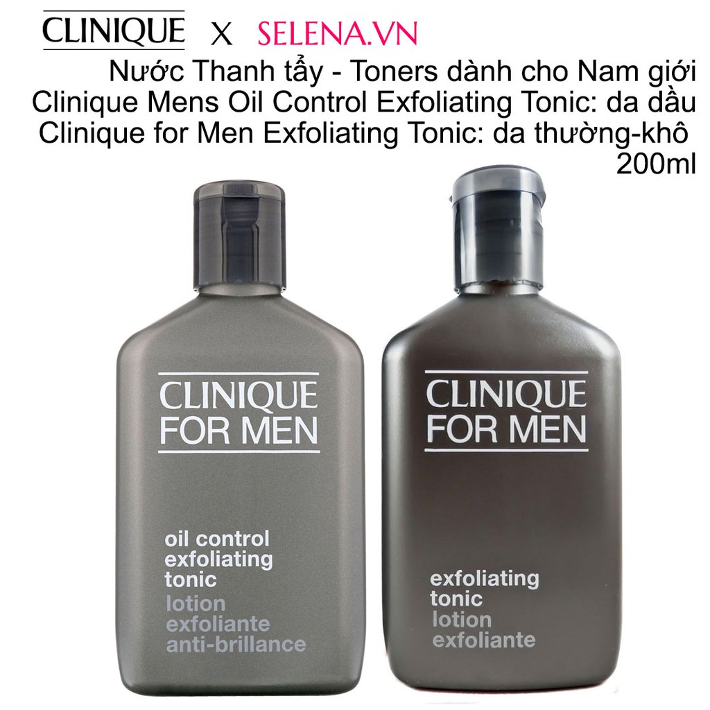 Nước thanh tẩy da dầu Clinique for Men Oil Control Exfoliating Tonic