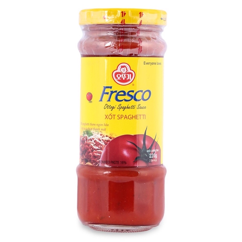 Sốt làm mì ý 220g hàn quốc