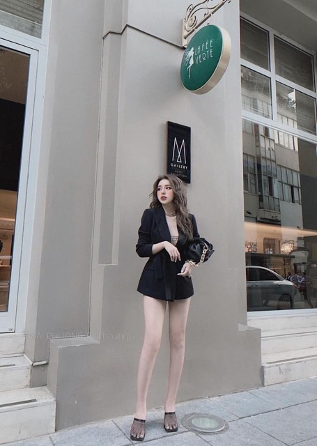 [Mã WASTMAY giảm 15% tối đa 30K đơn 150K] BÁN SỈ ÁO VEST ĐEN TRẮNG KÈM ĐAI CHO NỮ | BigBuy360 - bigbuy360.vn