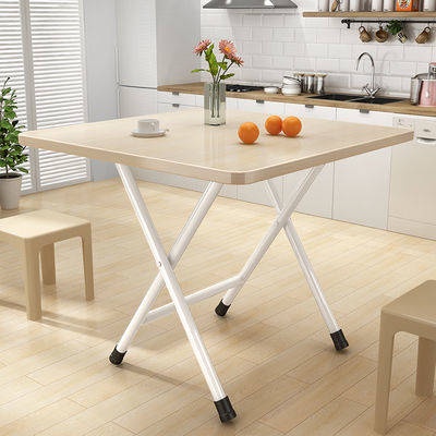 Bàn gấp gấp bàn ăn gia đình vuông ăn bàn nhỏ cho thuê gian hàng di động gấp bàn ăn